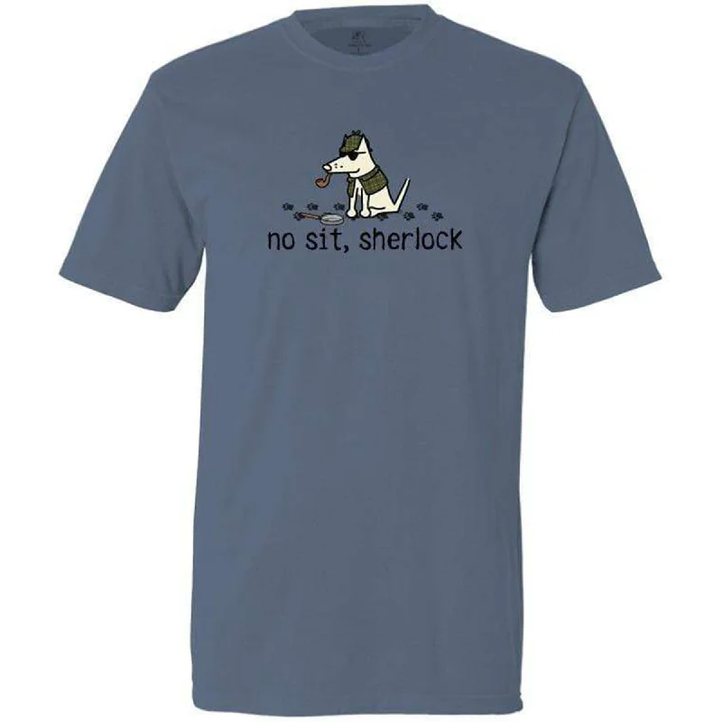 Teddy the Dog™ No Sit Sherlock T-ShirtHiking T-Shirts