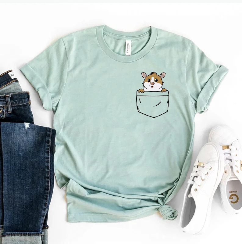 Pocket Guinea Pig T-shirtLongline T-Shirts