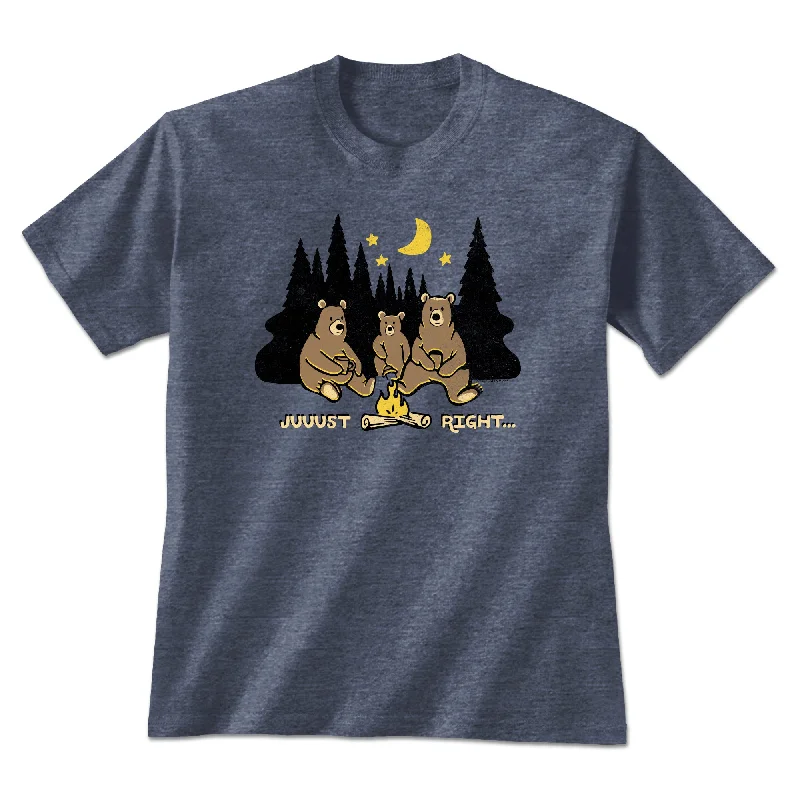 Juuust Right Campfire T-ShirtCropped T-Shirts