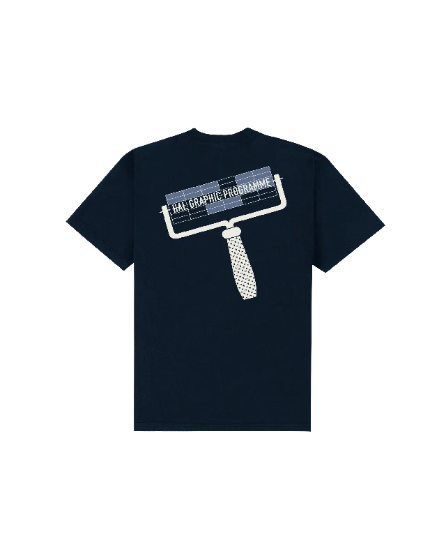 Graphic Programme T-shirt - NavyCotton T-Shirts