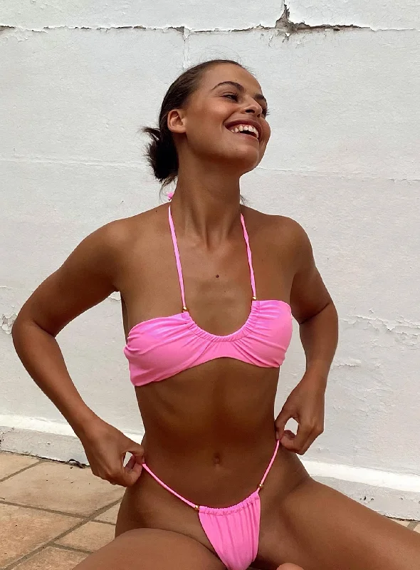 SwimknotAlexis Bikini Top Pink