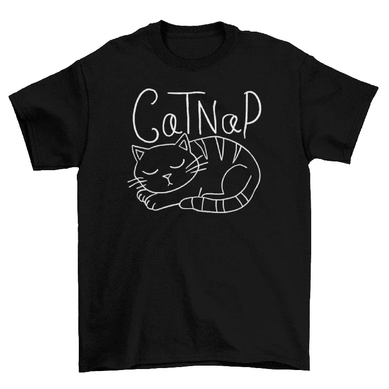 Cat Nap T-ShirtBeaded T-Shirts