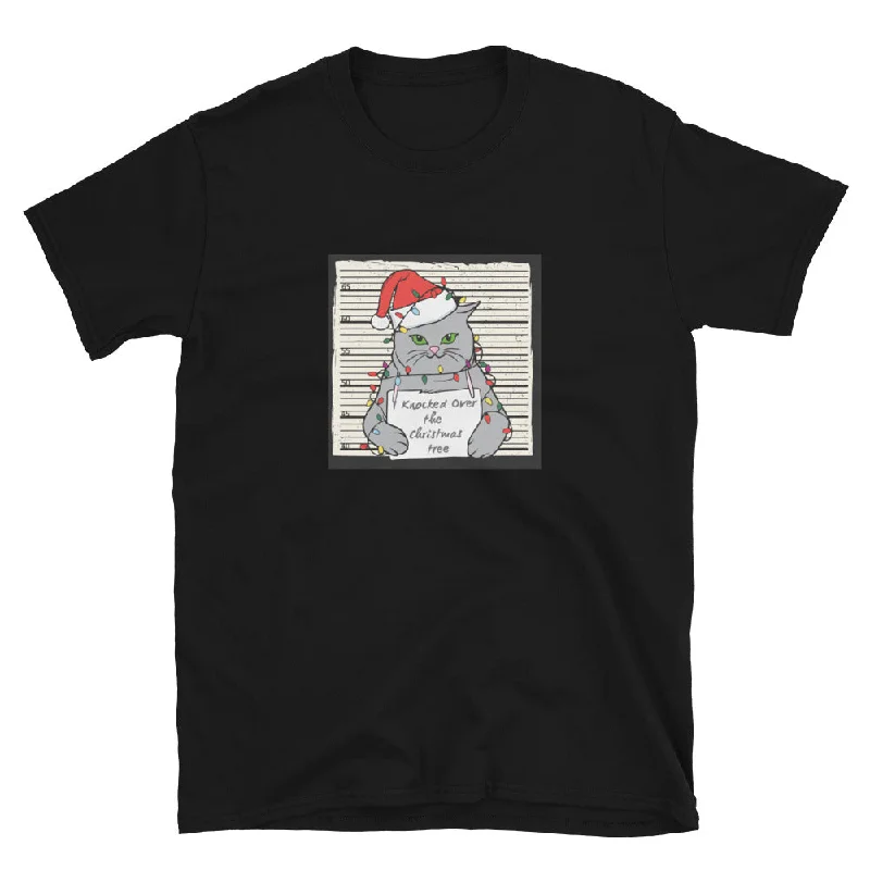 Christmas Shenanigans Cat T-ShirtPunk T-Shirts