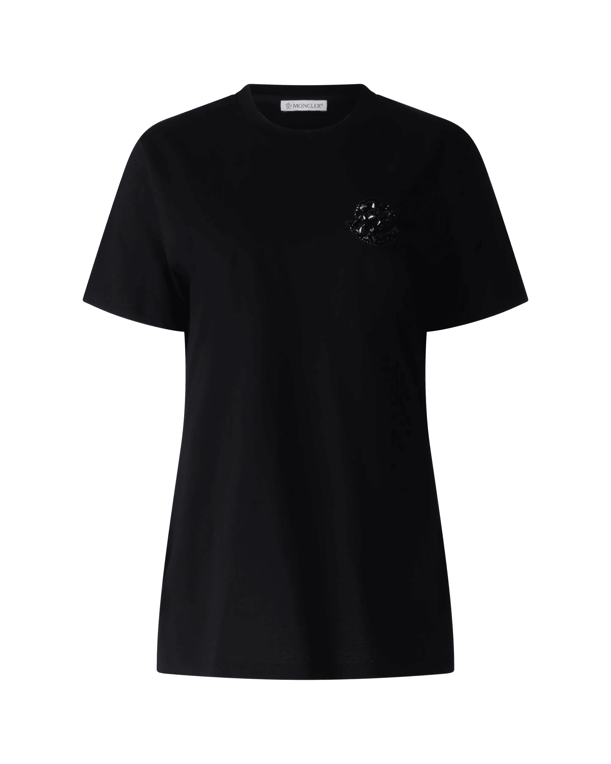 Embellished Black Logo T-shirtLogo T-Shirts