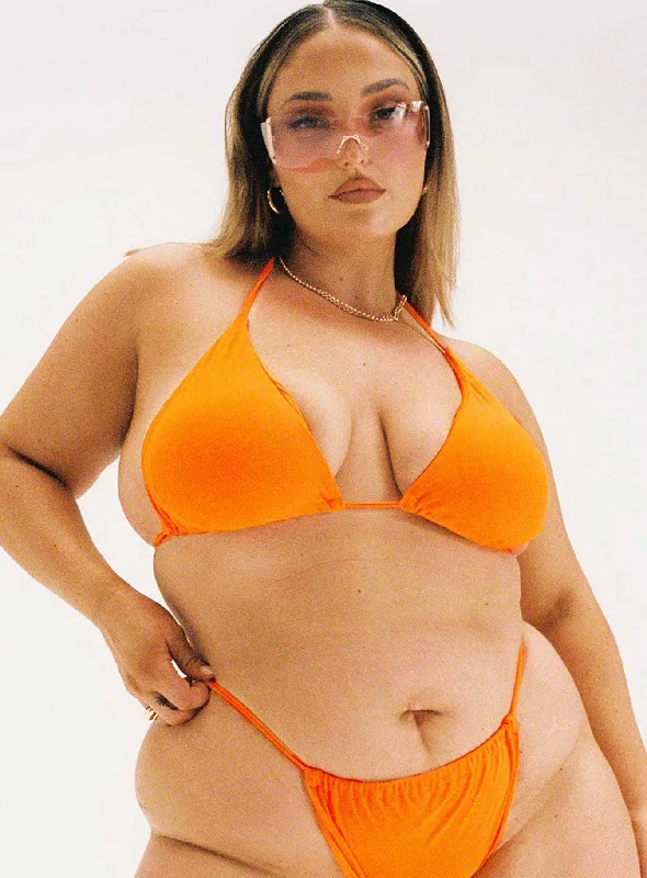 SwimguardSerene Bikini Top Orange Curve