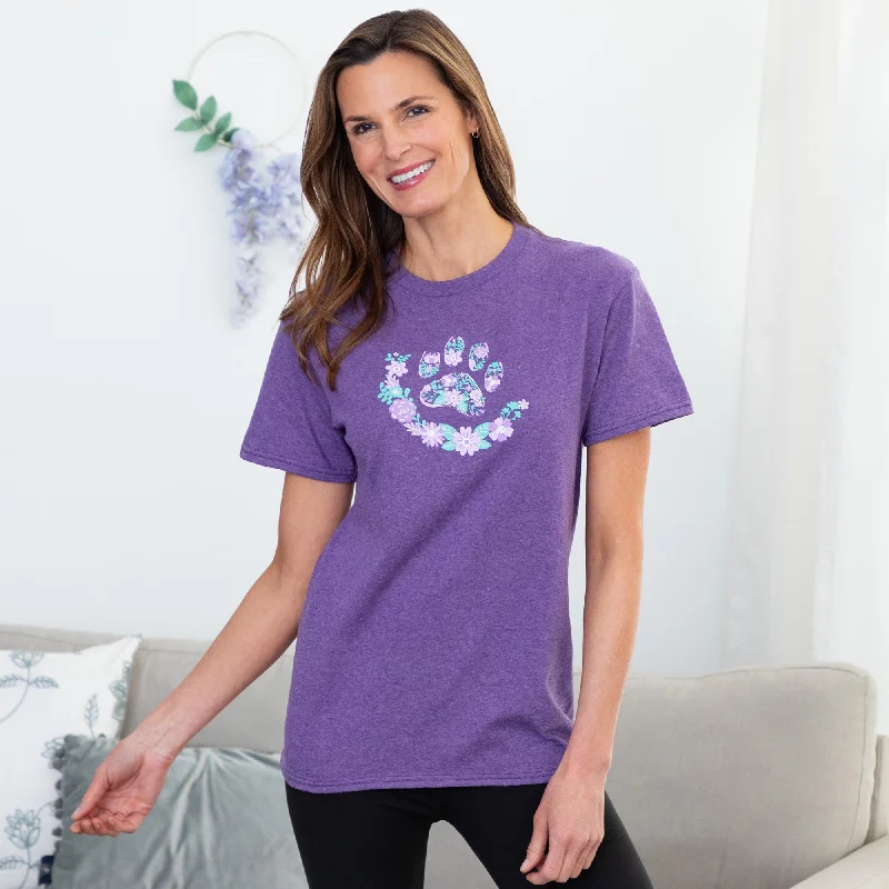 Paw Flower T-ShirtFormal T-Shirts