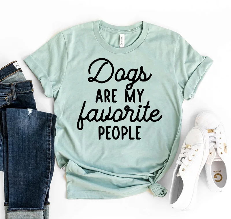 Dogs Are My Favorite People T-ShirtOversized T-Shirts