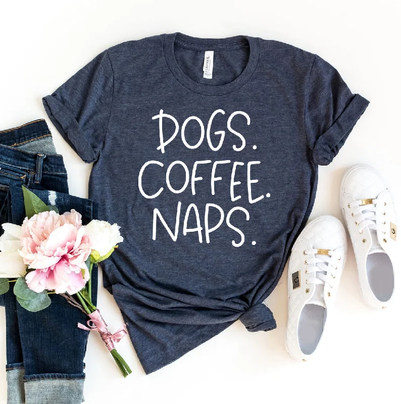 Dogs Coffee Naps T-ShirtLimited Edition T-Shirts