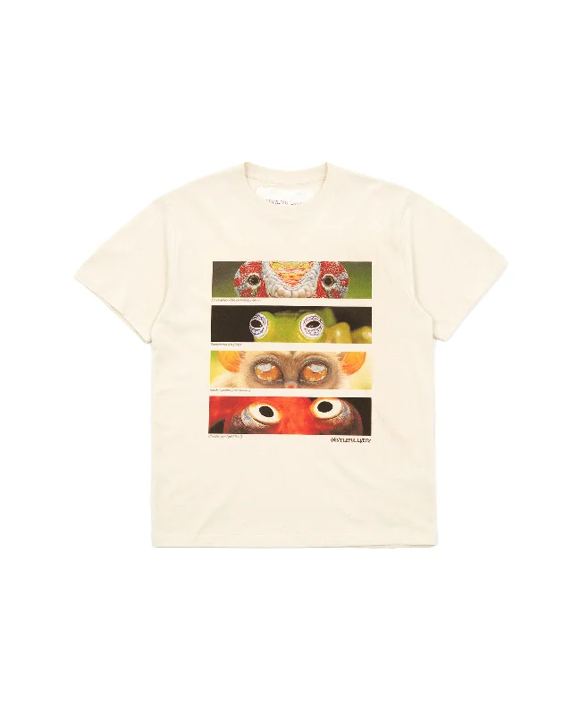 Animal Eyes SS T-shirt - OatmealDistressed T-Shirts