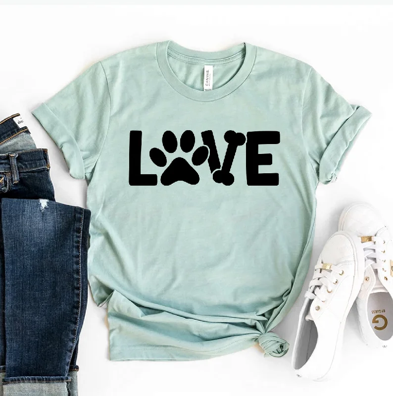 Love Dog T-shirtTasseled T-Shirts