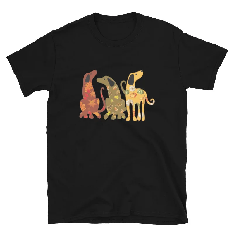 Festive Fall Dogs T-ShirtBand Merch T-Shirts