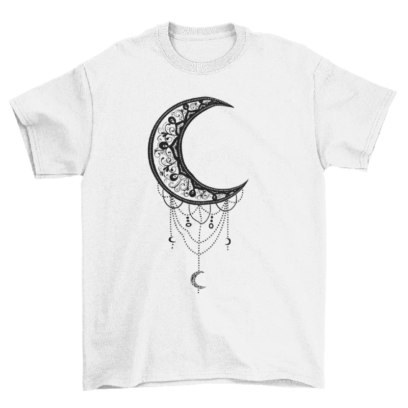 Illustrated Moon T-ShirtColorblock T-Shirts