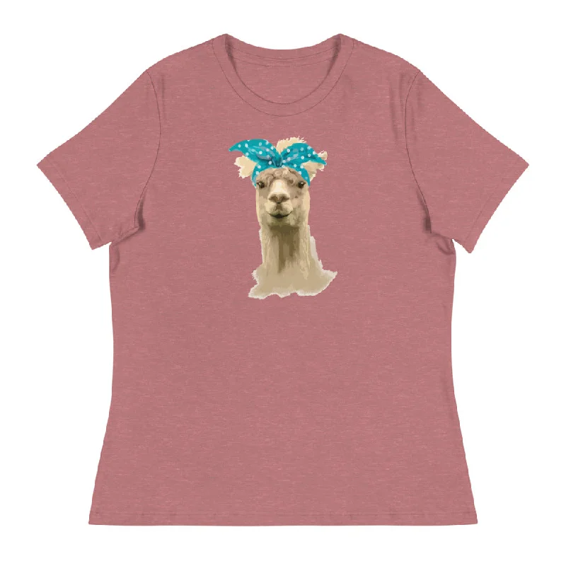 Llama with Sass  Women's Relaxed T-ShirtPerformance T-Shirts