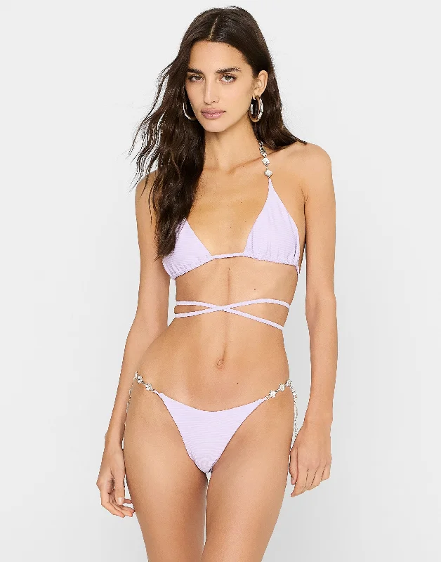 SwimsoftRose Triangle Top - Lilac & Bloom