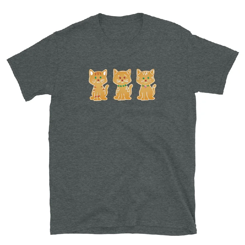 Gingerbread Cats T-ShirtStudded T-Shirts