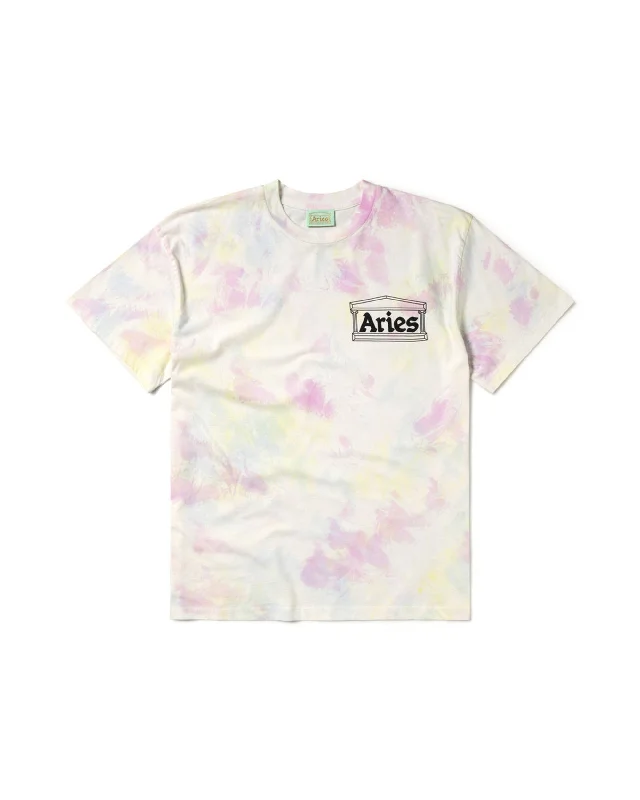 Summer Tie-Dye Temple T-Shirt - MultiSilk T-Shirts