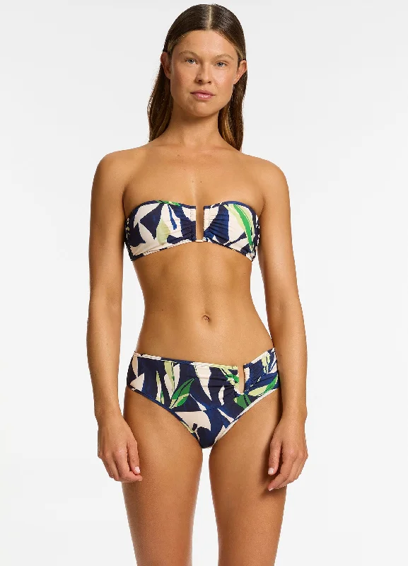 SwimslimFauna Bandeau Bikini Top - Ink