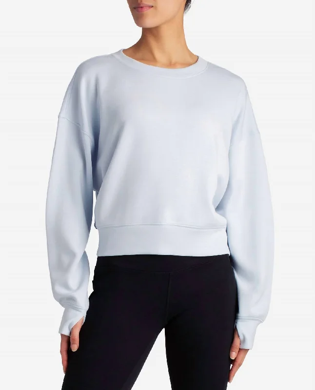 CrewneckmemoryLuxury Sweat Crew Neck In Arctic Ice