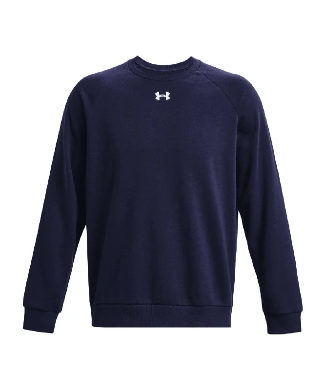 CrewnecktrendMidnight Navy/White - UA Rival fleece crew