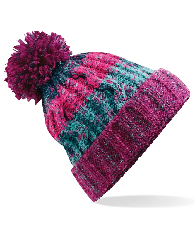 CrewneckmobileWinter Berries - Corkscrew pom pom beanie