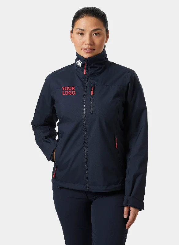 CrewnecksceneHelly Hansen Women's Midlayer Custom Crew Jackets, Navy