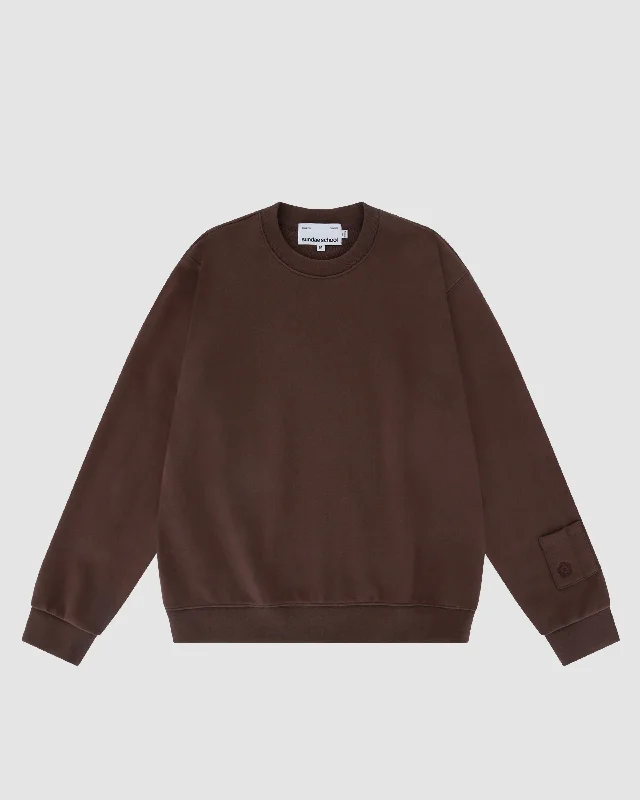 CrewnecklifestyleBrown Uniform Crewneck