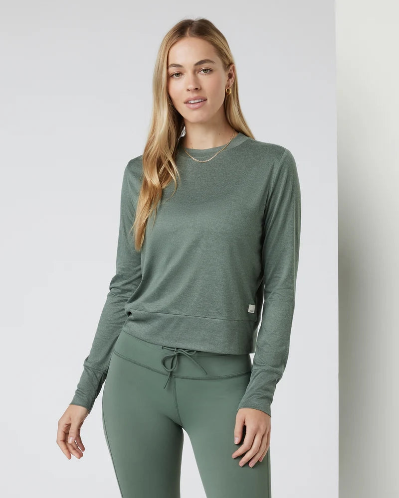 CrewneckprideDaydream Crew Top in Marsh Heather