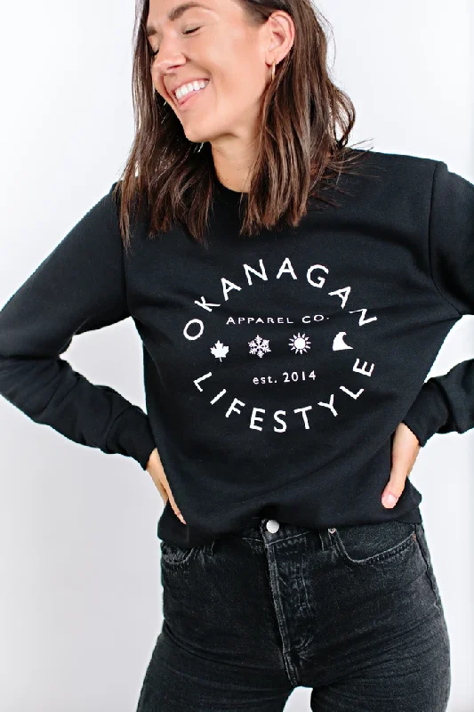 CrewneckseamTop - Okanagan Lifestyle Classic Crew