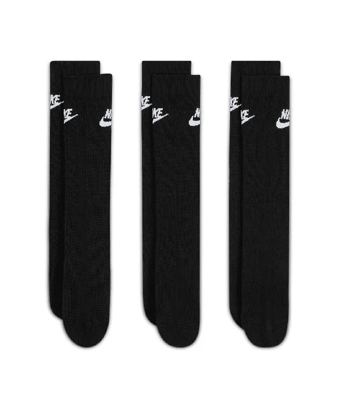 CrewneckAIBlack/White - Nike everyday essential crew socks (3 pairs)