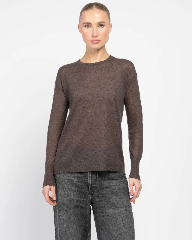 CrewneckwearSheer Crew Sweater