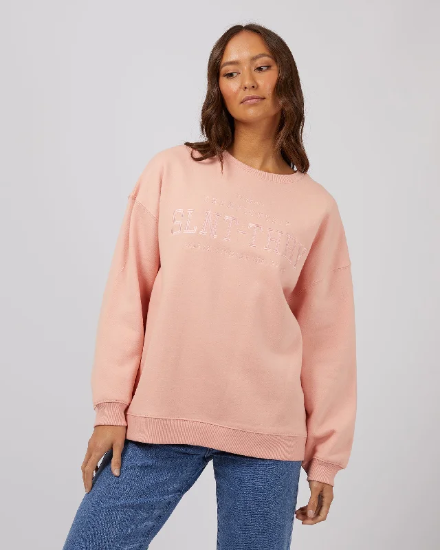 CrewneckmovementVarsity Crew Pale Pink