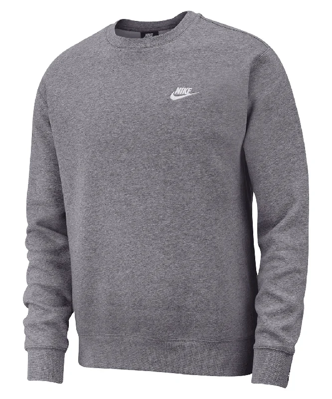 CrewneckstartupCharcoal Heather/White - Nike Club crew