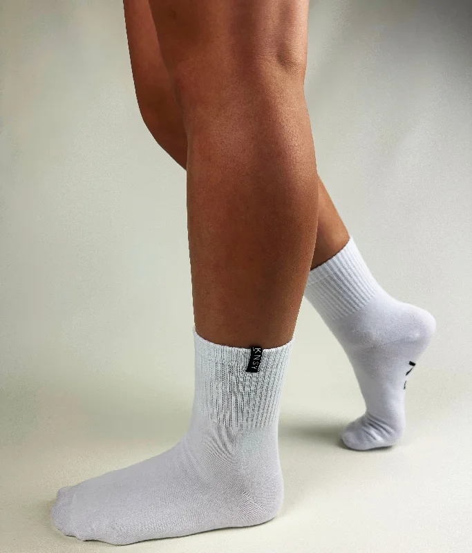 CrewnecksleeveBase Crew Sock - White