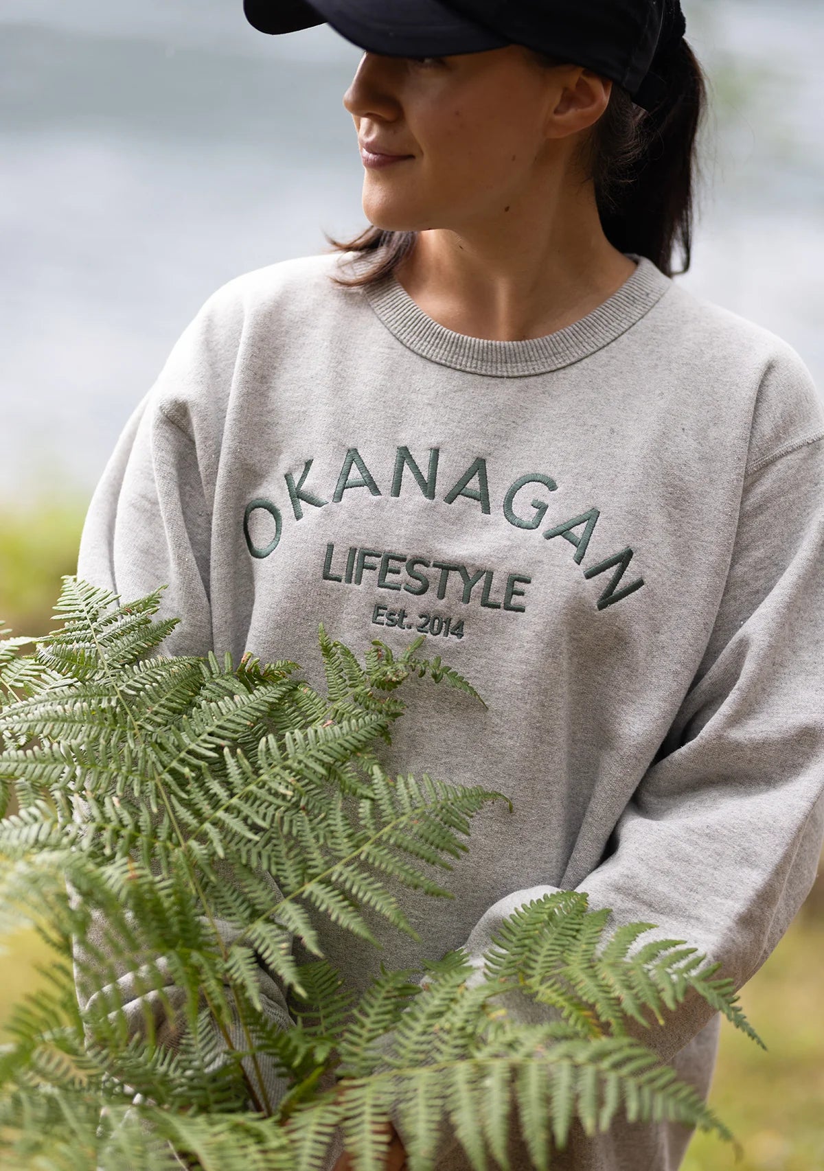 CrewneckwoolTop - Okanagan Lifestyle Spruce Crewneck