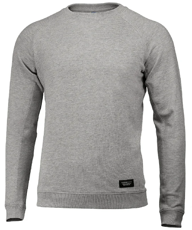 CrewneckdataGrey Melange - Newport – luxury lightweight crewneck