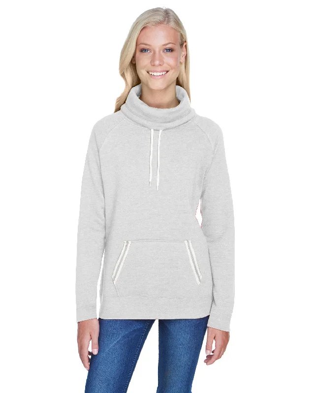 Sequined HoodiesJ America JA8653 Ladies' Relay Cowl Neck