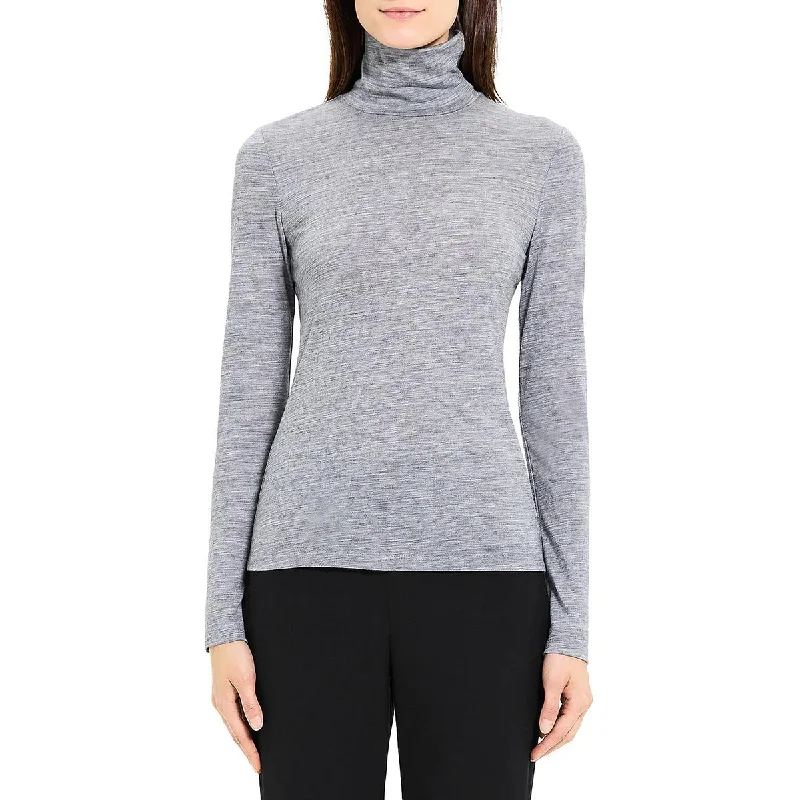 Womens Neo Wool Jersey Turtleneck Pullover TopPulloverformal