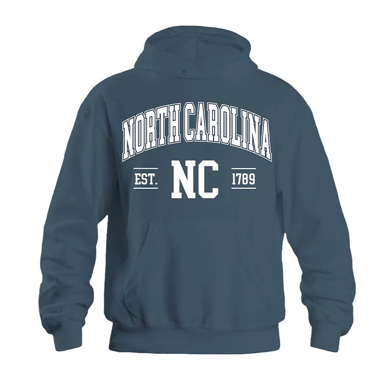 Running SweatshirtsNorth Carolina Established Hoodie in Air Force Blue