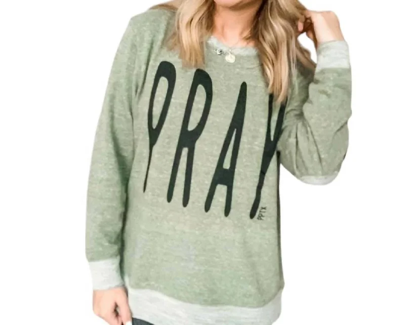 Pray Pullover In OlivePullovercomfy