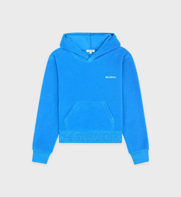 Vintage HoodiesHooded Polar Sweatshirt - Ocean