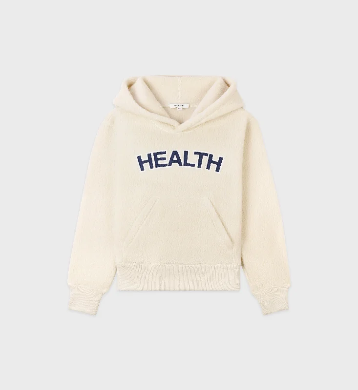 Fitted SweatshirtsSherpa Health Hoodie - Cream