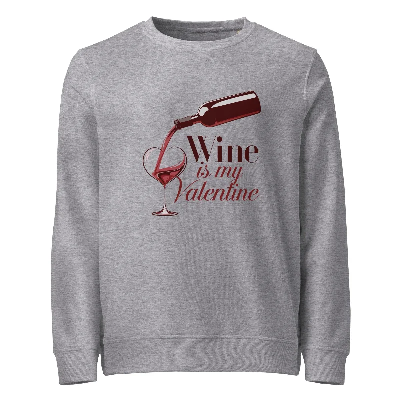 Tasseled SweatshirtsValentines Pour Graphic Organic Sweatshirt