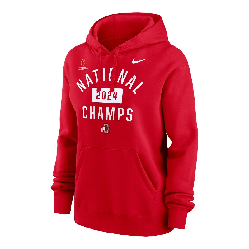 Logo HoodiesLadies Ohio State Buckeyes Nike Locker Room National Champs Sweatshirt