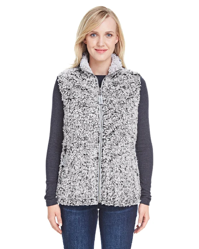 Embroidered SweatshirtsJ America JA8456 Ladies' Epic Sherpa Vest