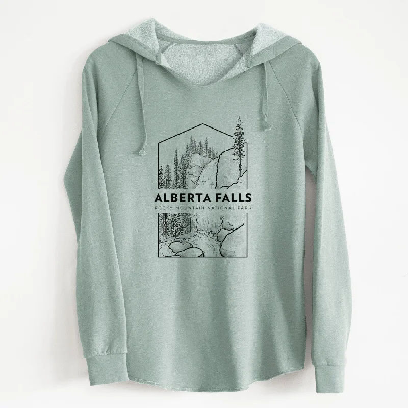 Layered SweatshirtsAlberta Falls - Rocky Mountain National Park - Cali Wave Hooded Sweatshirt