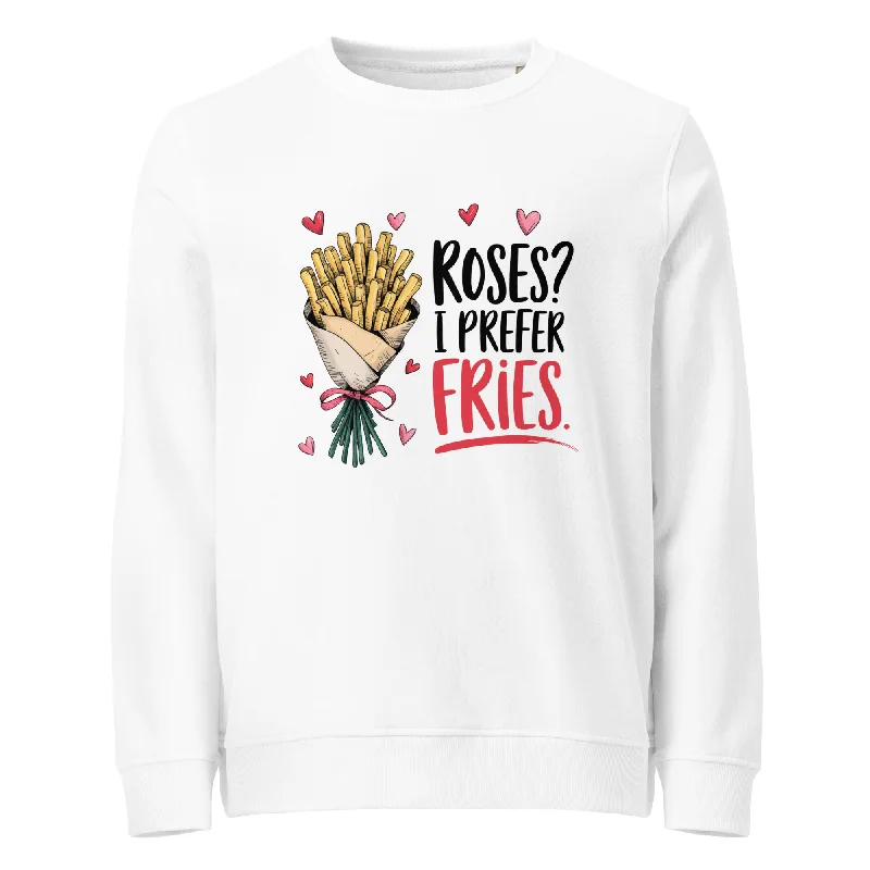 Fringed HoodiesSalty Romance Graphic Organic Sweatshirt