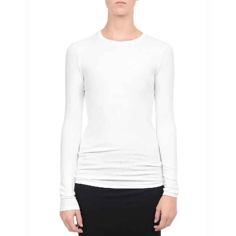 Womens Ribbed Modal Pullover TopPulloverlightweight