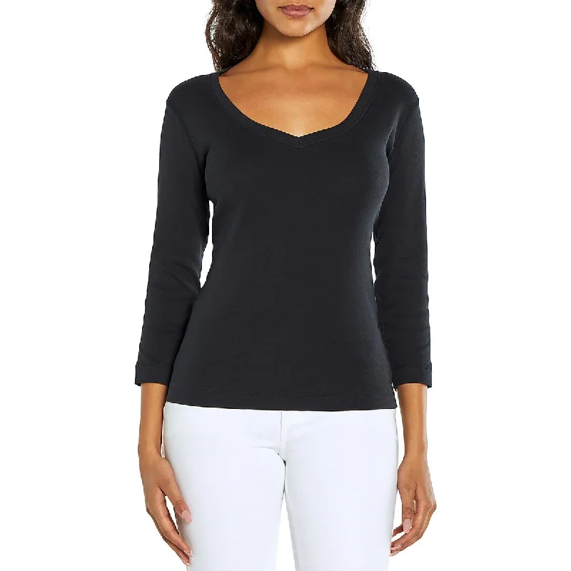 Womens V-Neck Long Sleeves Pullover TopPullovertravel