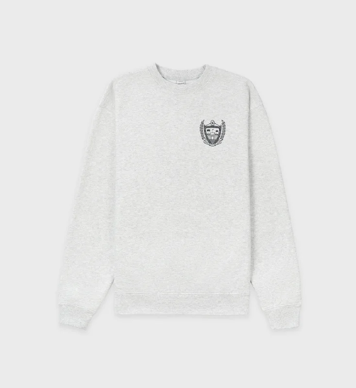 Cashmere HoodiesBeverly Hills Crewneck - Heather Gray