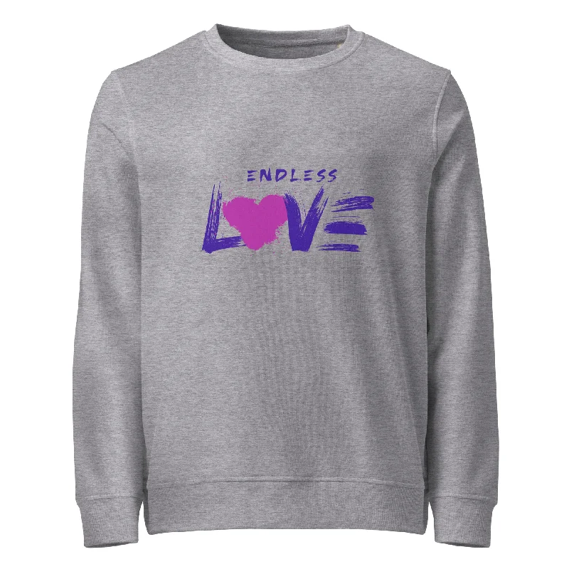 Cropped HoodiesEndless Love Graphic Organic Sweatshirt